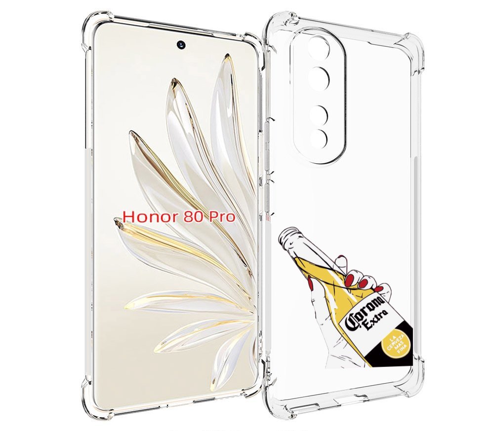 

Чехол MyPads корона екстра для Honor 80 Pro, Прозрачный, Tocco