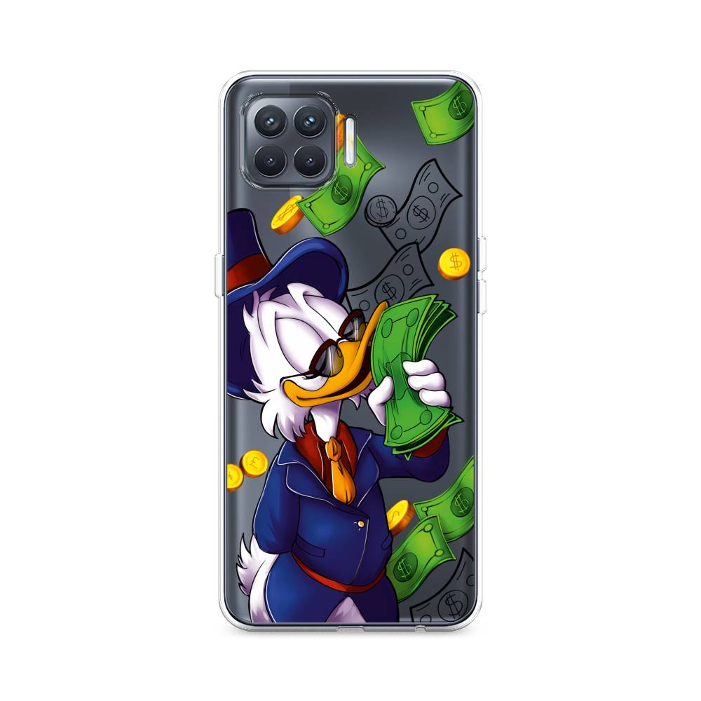 

Чехол на Oppo Reno 4 Lite "Scrooge McDuck with Money", Синий;зеленый;белый, 255350-6