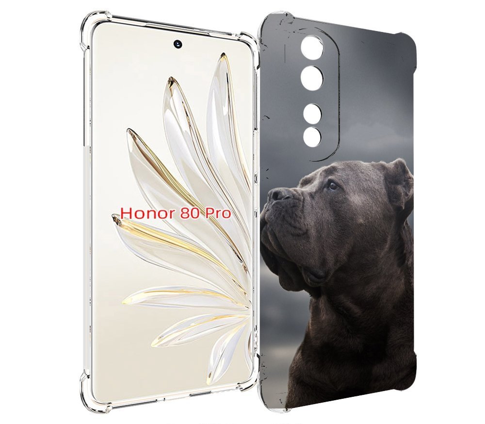 

Чехол MyPads кане корсо для Honor 80 Pro, Прозрачный, Tocco