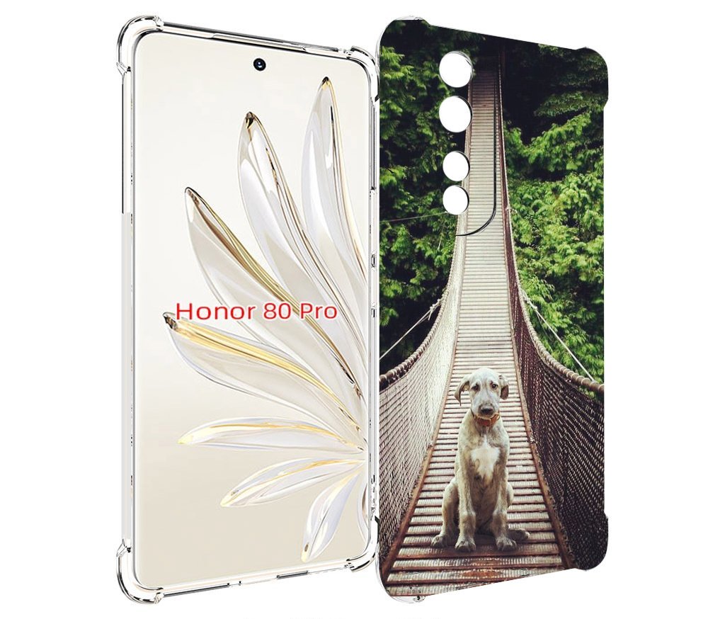 

Чехол MyPads ирландскии волкодав для Honor 80 Pro, Прозрачный, Tocco