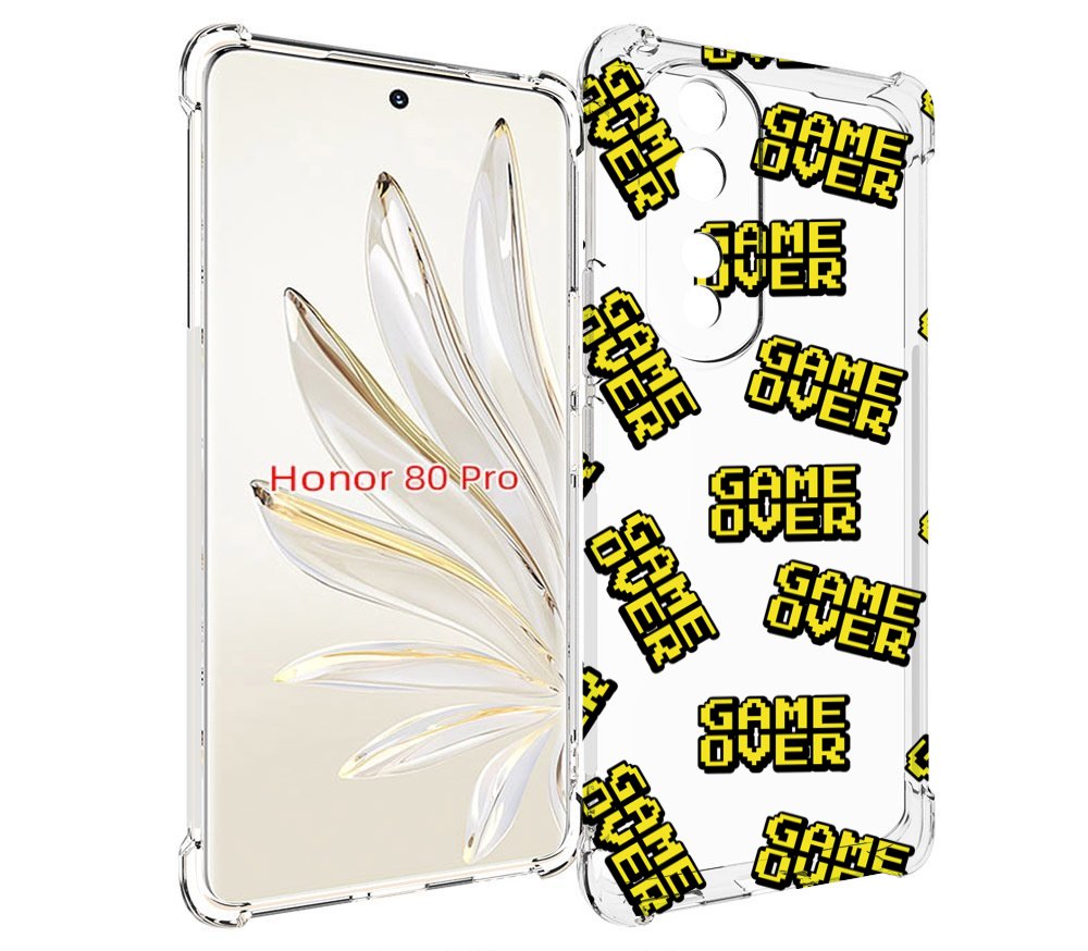 

Чехол MyPads игра-окончена для Honor 80 Pro, Прозрачный, Tocco