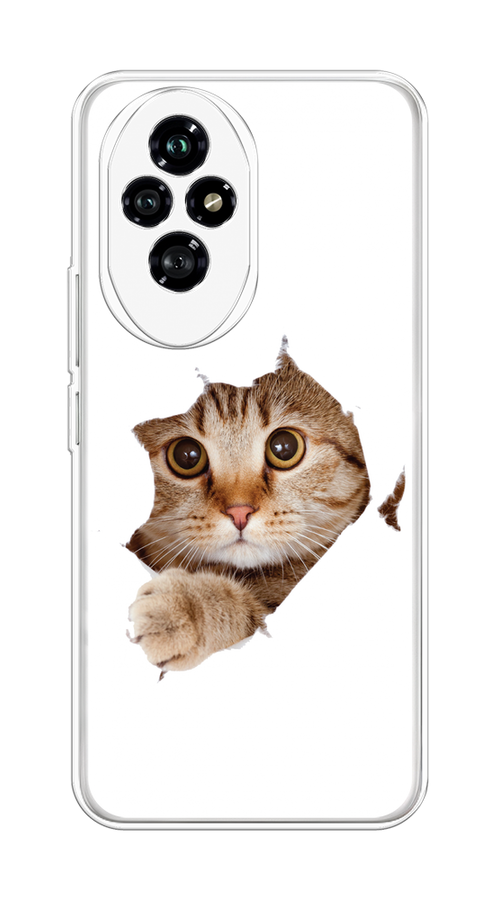 

Чехол на Honor 200 "Кот и бумага", Белый;коричневый, 6124750-1