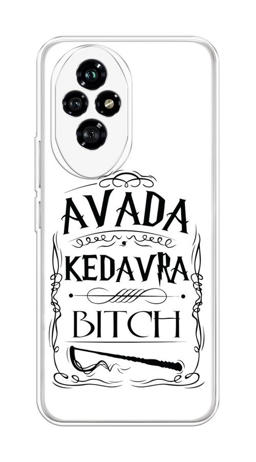 

Чехол на Honor 200 "Avada kedavra bitch", Белый;серый;черный, 6124750-1