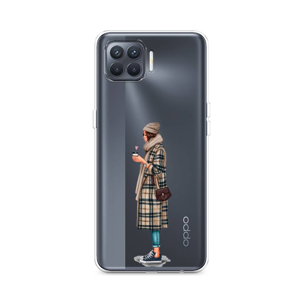 

Чехол на Oppo Reno 4 Lite "Утренний кофе", Коричневый;бежевый, 255350-6