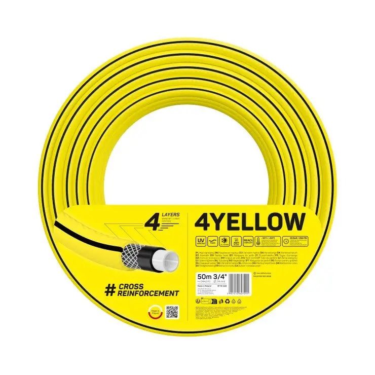 Шланг садовый для полива эластичный Cellfast 4Yellow 3/4