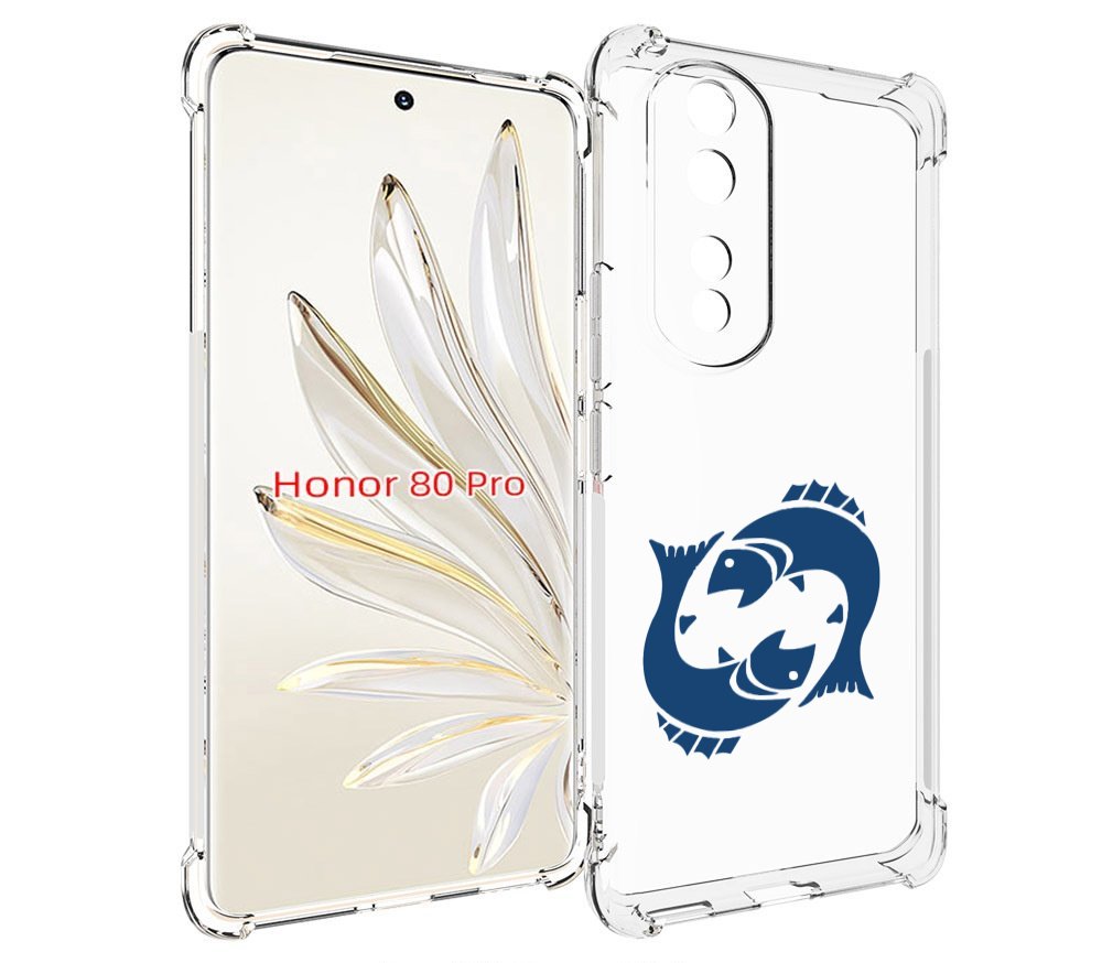 

Чехол MyPads знак-зодиака-рыбы-7 для Honor 80 Pro, Прозрачный, Tocco