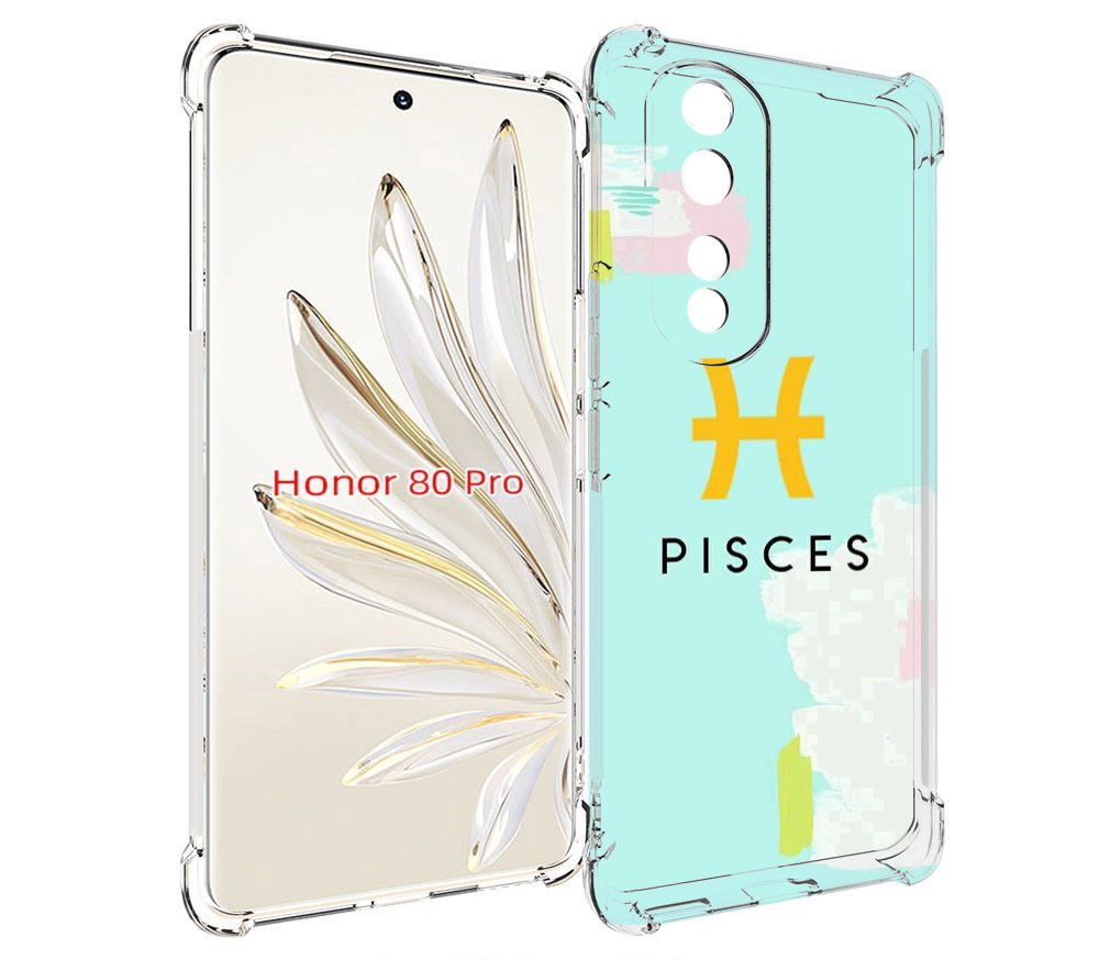 

Чехол MyPads знак-зодиака-рыбы-2 для Honor 80 Pro, Прозрачный, Tocco