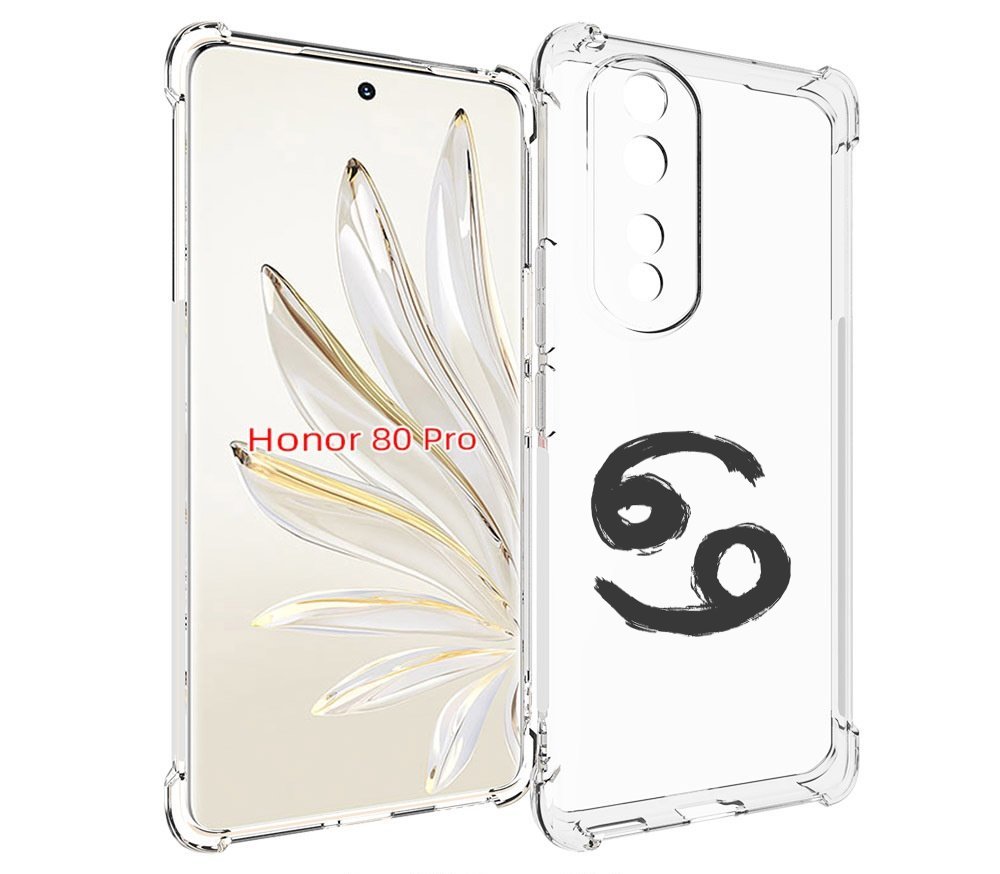 

Чехол MyPads знак-зодиака-рак-6 для Honor 80 Pro, Прозрачный, Tocco