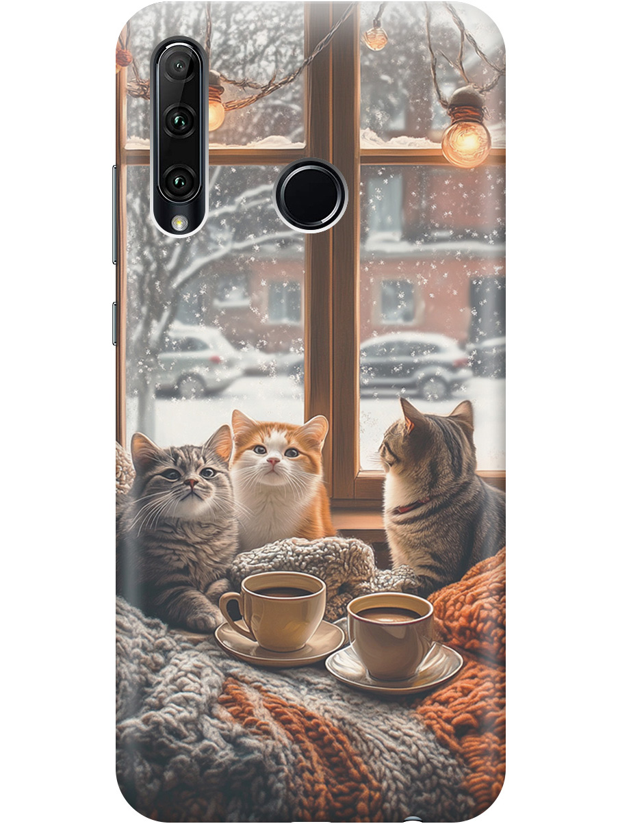 

Силиконовый чехол на Honor 10i / 20e с принтом "Котики на подоконнике", Прозрачный;бежевый;белый;желтый;серый, 721096212