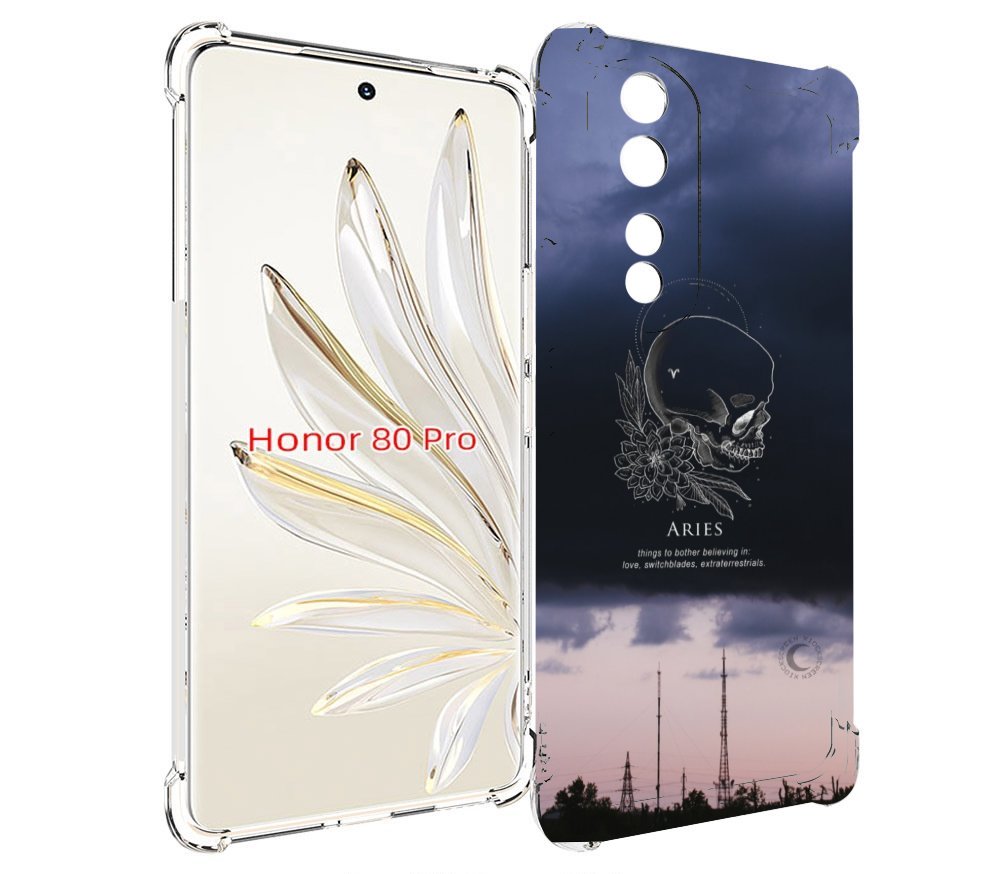 

Чехол MyPads знак-зодиака-овен-4 для Honor 80 Pro, Прозрачный, Tocco