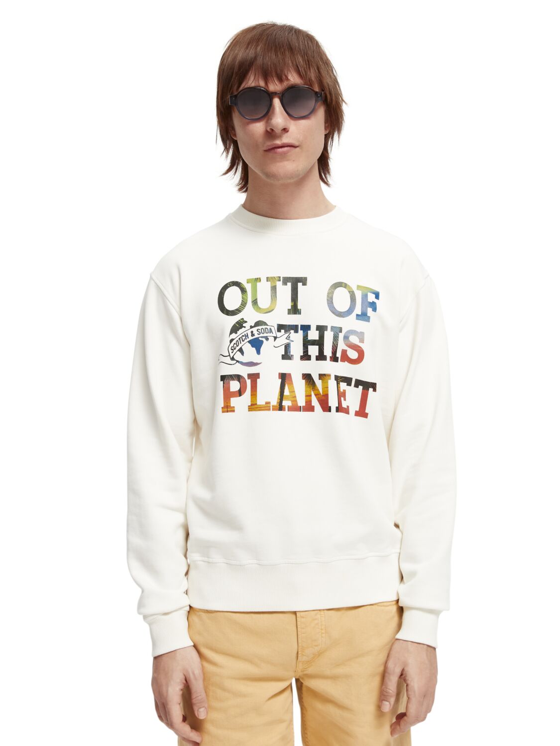 

Свитшот мужской Scotch & Soda 167222/0102 белый M, 167222/0102