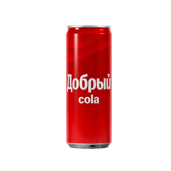 

Газированный напиток Добрый Cola 0,33 л