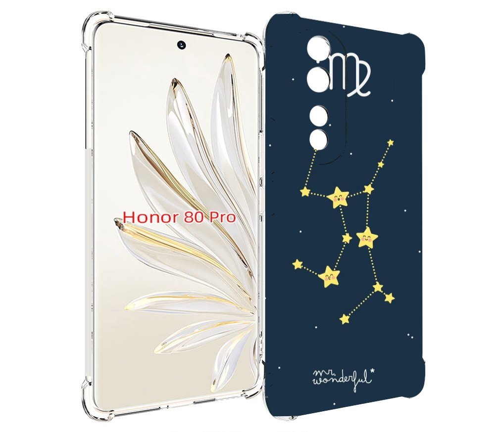 

Чехол MyPads знак-зодиака-дева-3 для Honor 80 Pro, Прозрачный, Tocco