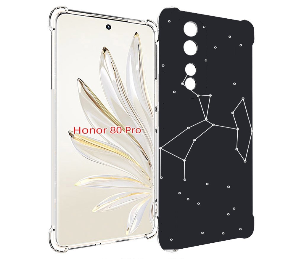 

Чехол MyPads знак зодиака стрелец 6 для Honor 80 Pro, Прозрачный, Tocco