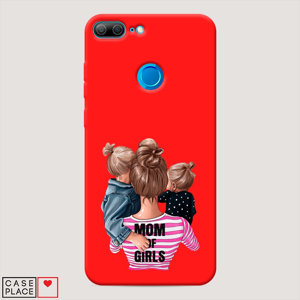 

Чехол Awog на Honor 9 Lite "Mom of Girls", Разноцветный, 64253-1