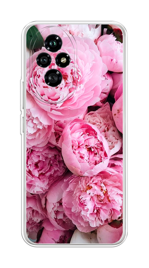 

Чехол на Honor 200 "Розовые пионы", Бежевый;розовый, 6124750-1