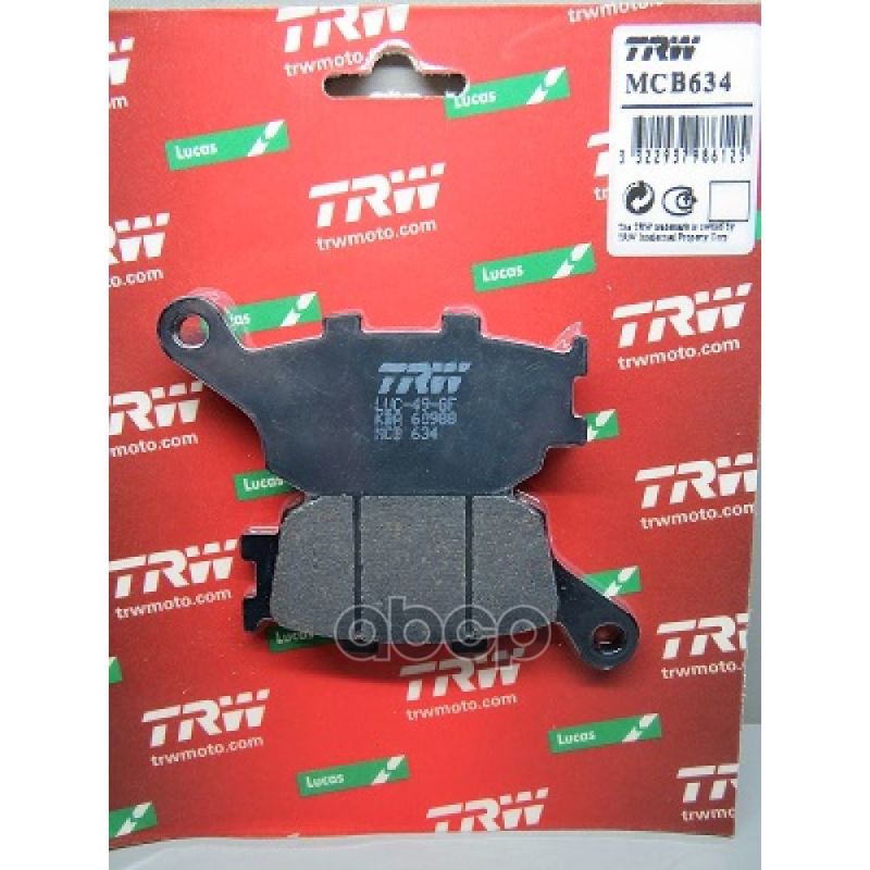 

Колодки Дисковые Mcb634 TRW арт. MCB634