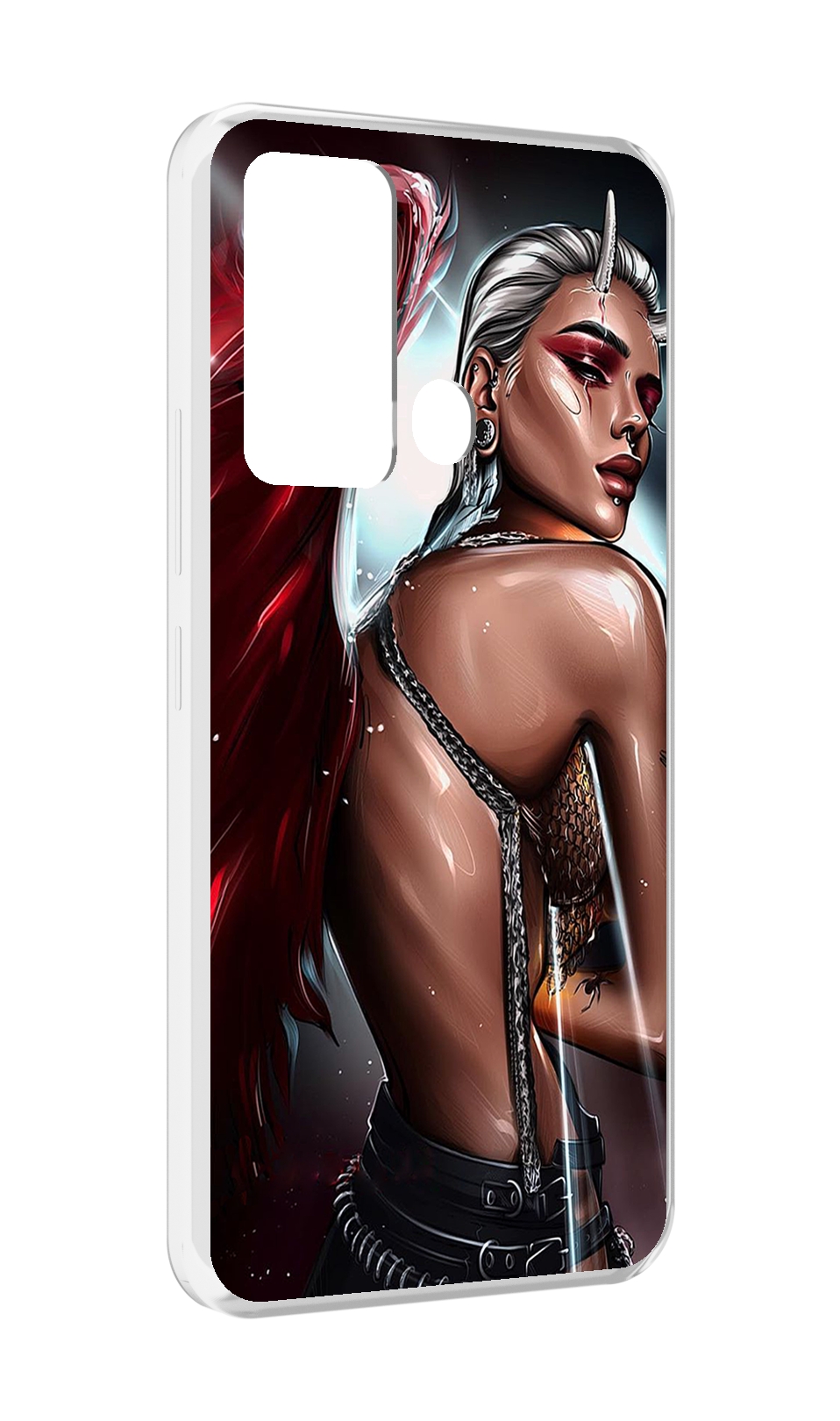 

Чехол MyPads девушка-с-крыльями женский для ITEl Vision 3, Прозрачный, Tocco