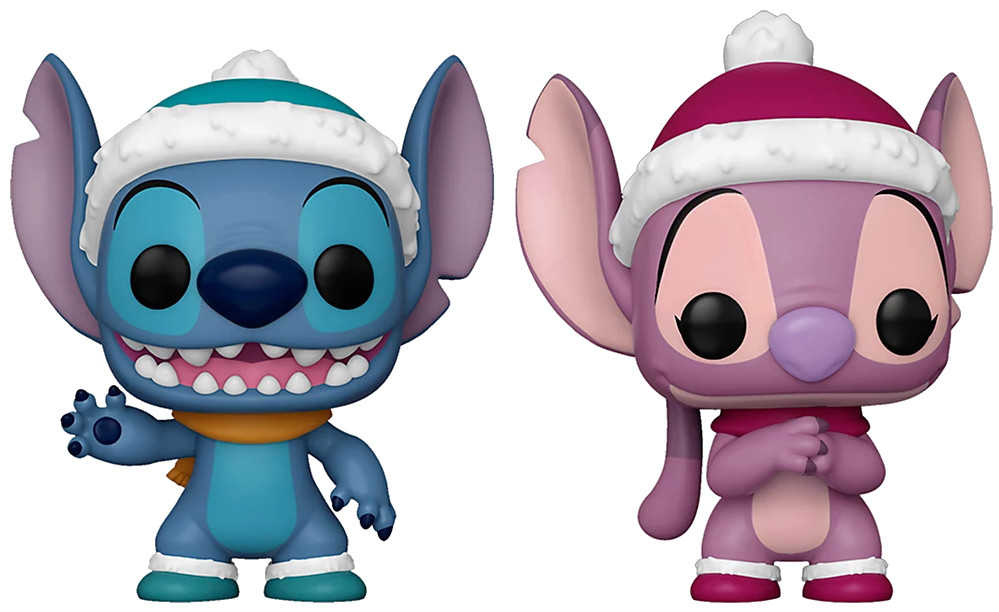 фото Фигурка funko pop! disney lilo & stitch winter stitch & angel 2pk 59181