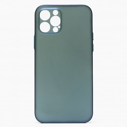 фото Чехол для iphone 11 pro max clear tpu blue 1.6 mm nobrand