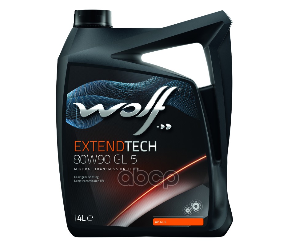 фото Масло трансмиссионное wolf extendtech 80w90 gl 5 4l wolf арт. 8323867