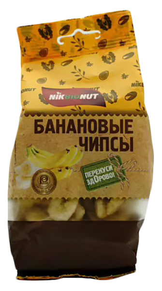 

Чипсы банановые Nikbionut 130 г