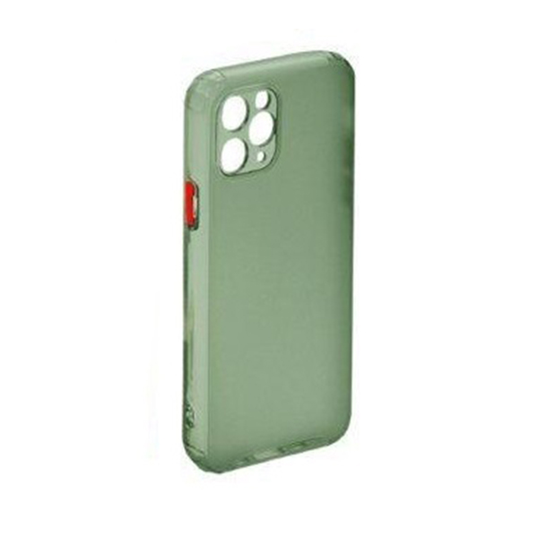 фото Чехол для iphone 11 pro max clear tpu dark green 1.6 mm nobrand