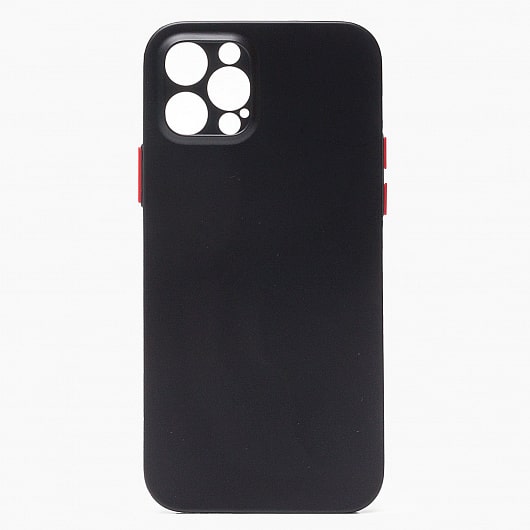 фото Чехол для iphone 11 pro max clear tpu black 1.6 mm nobrand