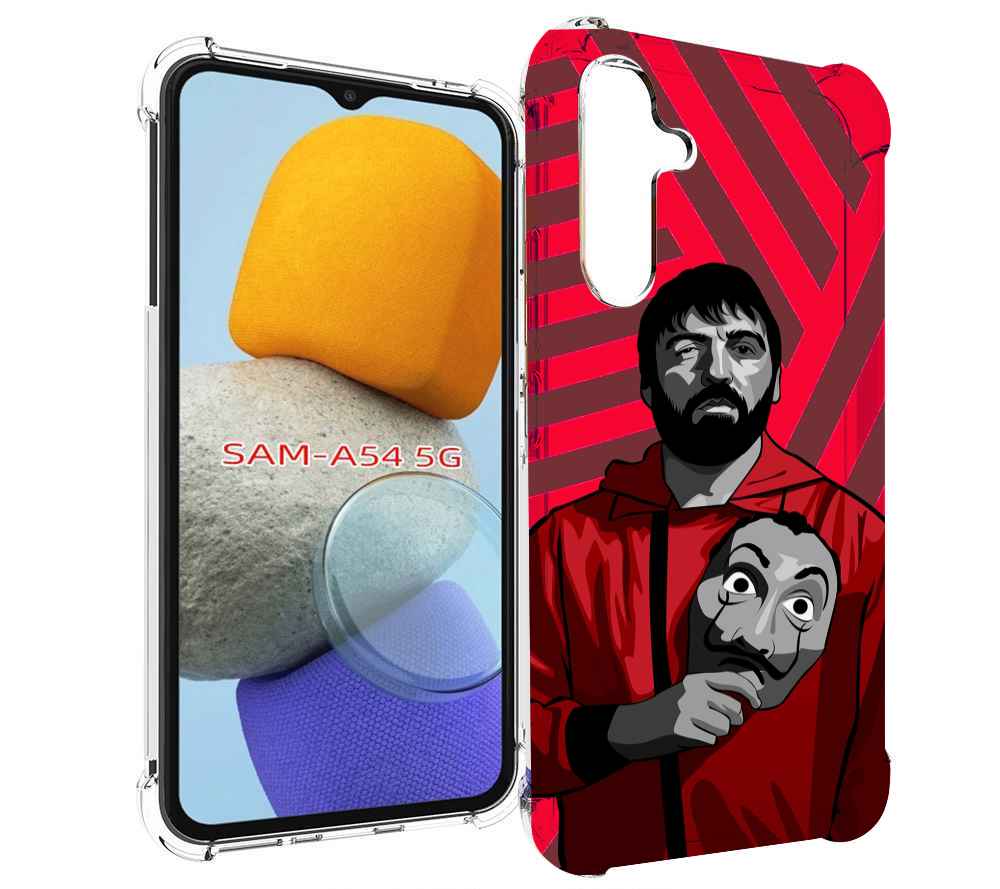 

Чехол MyPads Богата-Бумажный-дом для Samsung Galaxy A54, Tocco