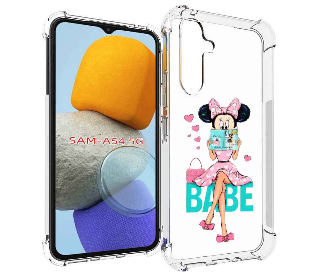 

Чехол MyPads Бейби-микки для Samsung Galaxy A54, Tocco