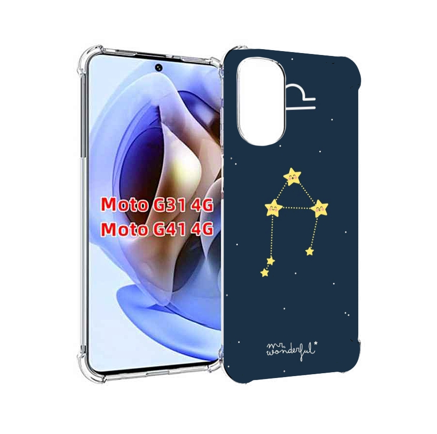 

Чехол MyPads знак-зодиака-весы-1 для Motorola Moto G31 4G / G41 4G, Прозрачный, Tocco