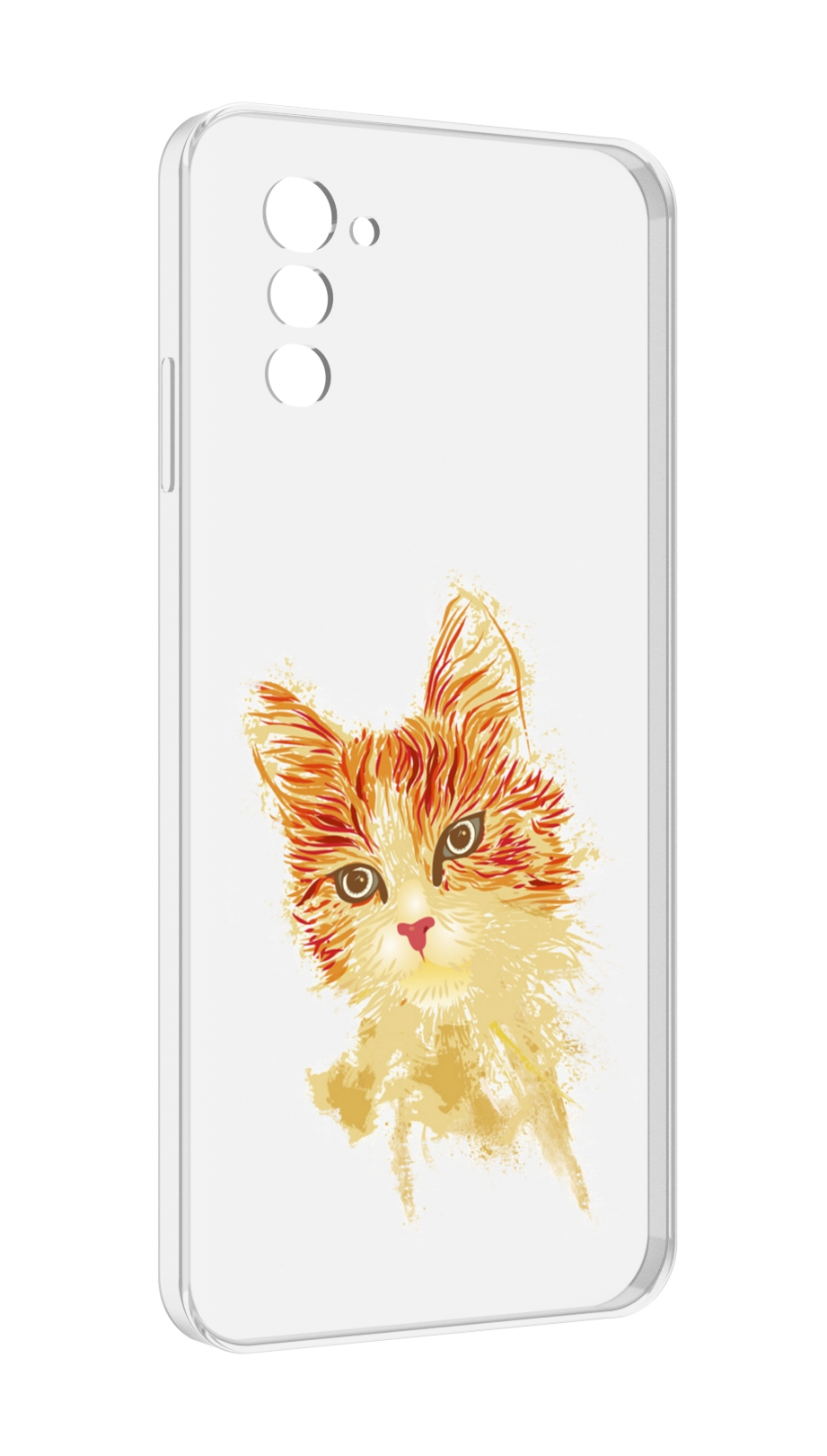 

Чехол MyPads рыжий кот для UleFone Note 12 / Note 12P, Прозрачный, Tocco