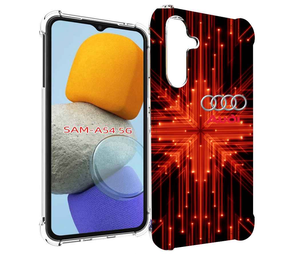 

Чехол MyPads Ауди-на-неоновом-фоне для Samsung Galaxy A54, Tocco
