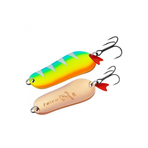 

Блесна Колеблющаяся Sprut Falco Spoon 65 LBP, Желтый;зеленый;голубой, Falco