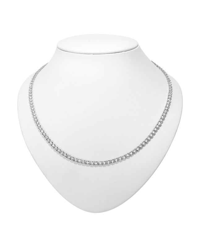 

Колье из серебра 40 см DIALVI JEWELRY FLBAR60623.01, фианит, FLBAR60623.01
