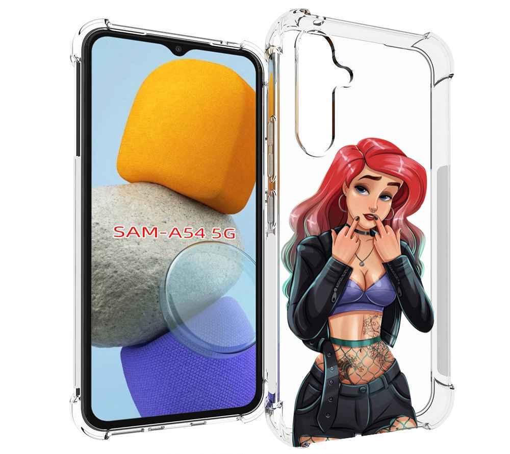 

Чехол MyPads Ариэль-русалочка-готика для Samsung Galaxy A54, Tocco