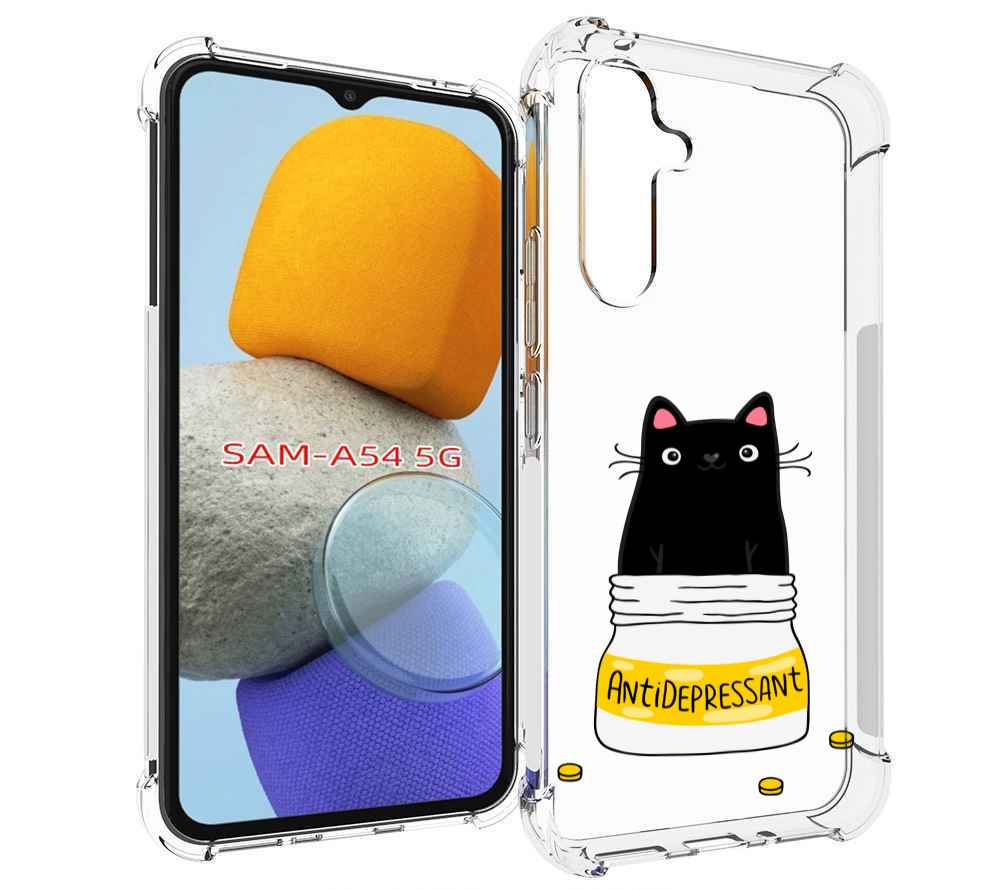 

Чехол MyPads Антидеприсан для Samsung Galaxy A54, Tocco