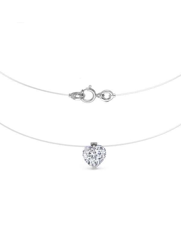 

Колье из сереба/лески 40 см DIALVI JEWELRY 4RLS803623.01, фианит, 4RLS803623.01