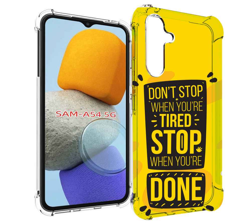 

Чехол MyPads yellow-done для Samsung Galaxy A54, Tocco