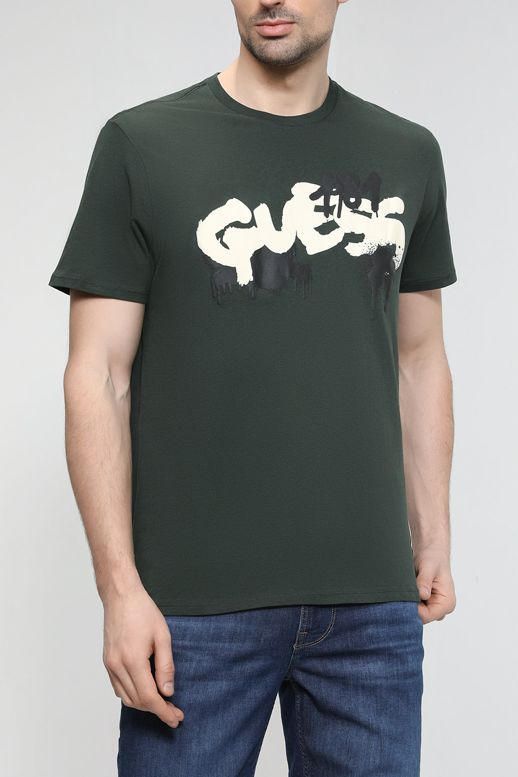 

Футболка мужская Guess M3GI59 зеленая XL, M3GI59