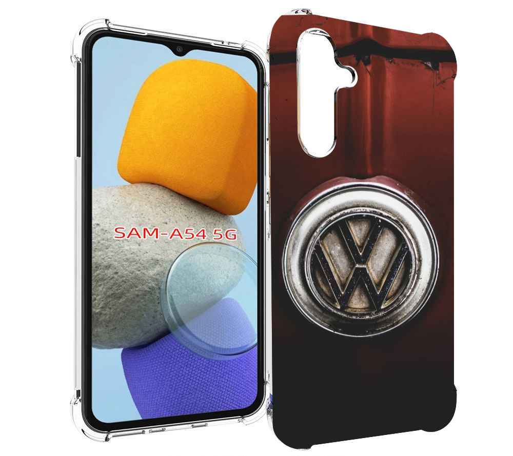 

Чехол MyPads volkwagen фольскваген 1 мужской для Samsung Galaxy A54, Tocco