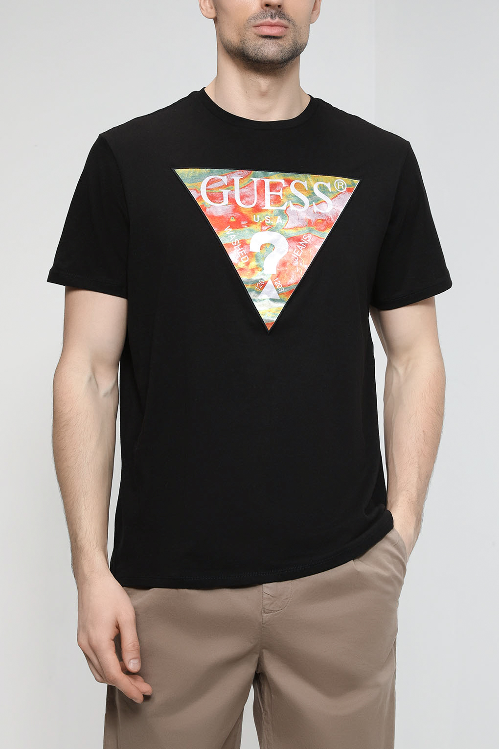 

Футболка мужская Guess M3GI57 черная M, Черный, M3GI57