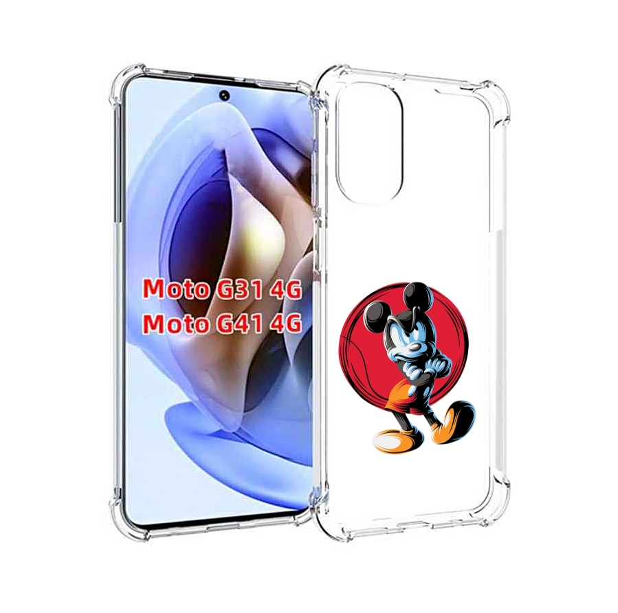 

Чехол MyPads злой-микки для Motorola Moto G31 4G / G41 4G, Прозрачный, Tocco