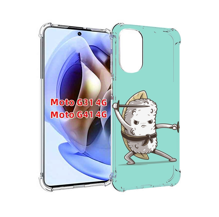 

Чехол MyPads злой суши детский для Motorola Moto G31 4G / G41 4G, Прозрачный, Tocco