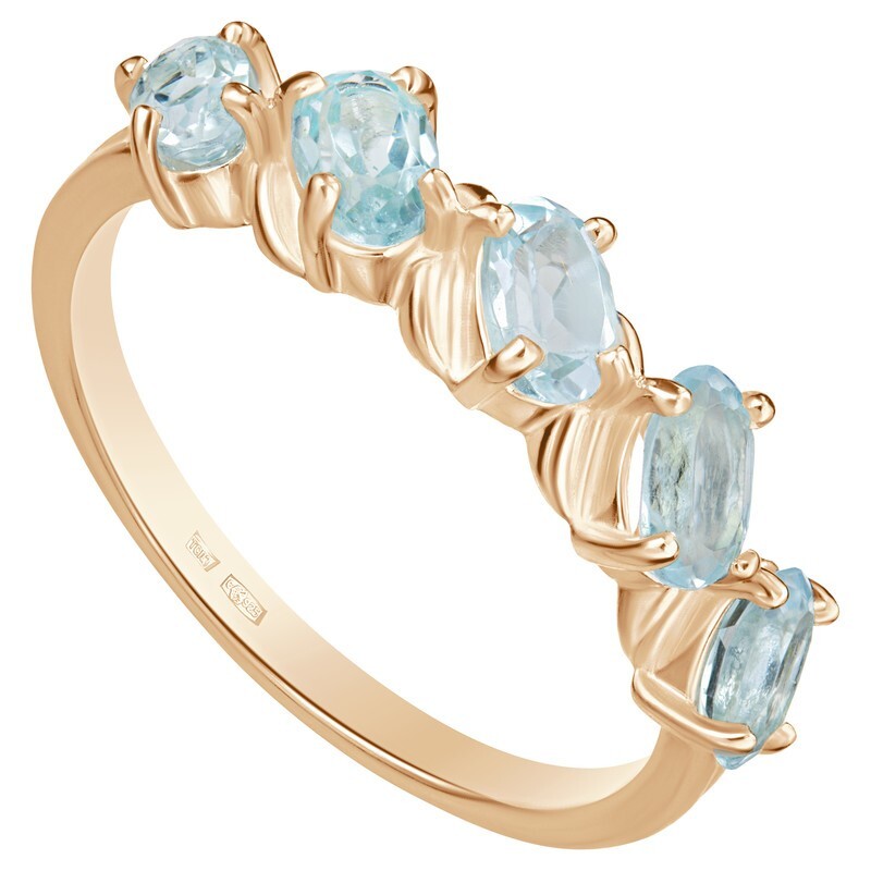 

Кольцо из серебра с топазом LAZURIT-ONLINE 7990PG р, 7990PG