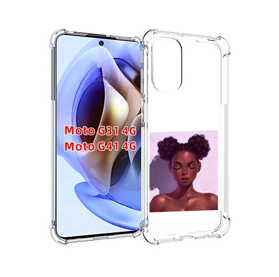

Чехол MyPads зеленые-стрелки женский для Motorola Moto G31 4G / G41 4G, Прозрачный, Tocco