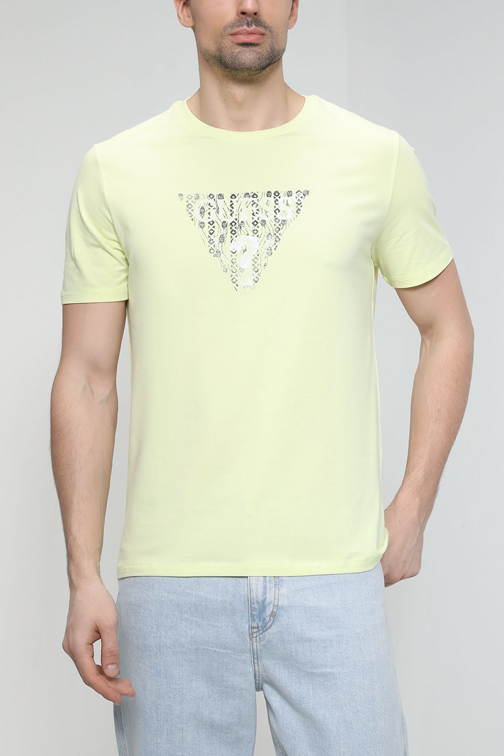 

Футболка мужская Guess M3GI23 желтая S, M3GI23