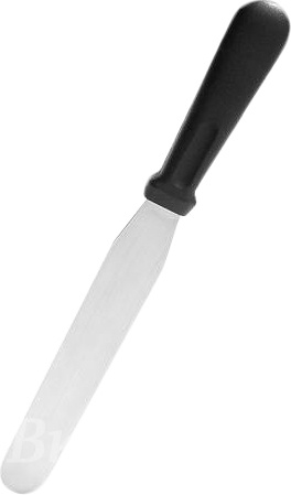 

Шпатель 20 см. черная ручка Fissman