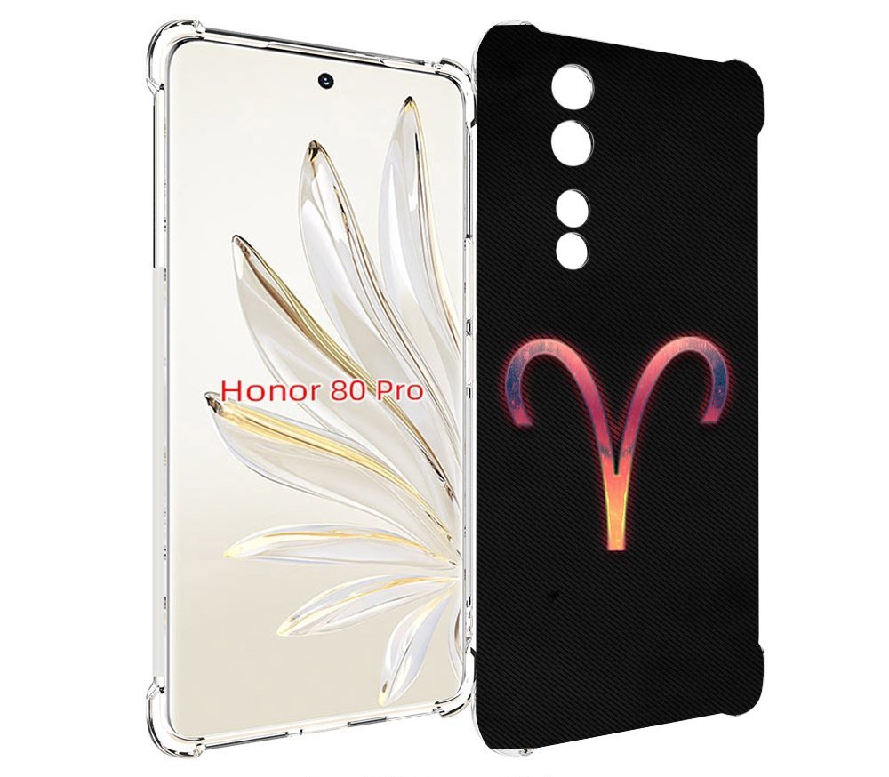 

Чехол MyPads знак зодиака овен 1 для Honor 80 Pro, Прозрачный, Tocco