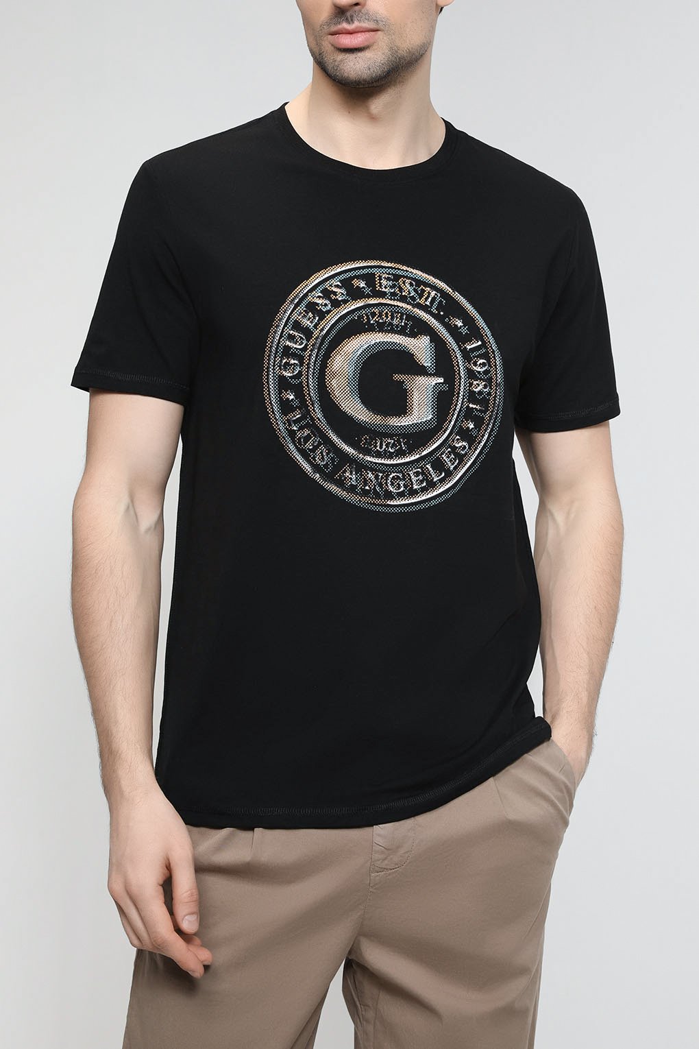 

Футболка мужская Guess M3GI11 черная M, M3GI11